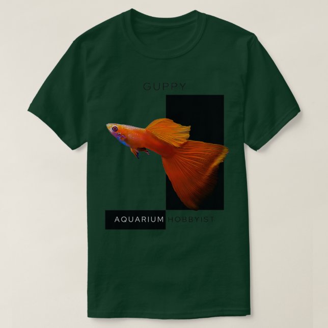 Camiseta Aquário Guppy (Frente do Design)