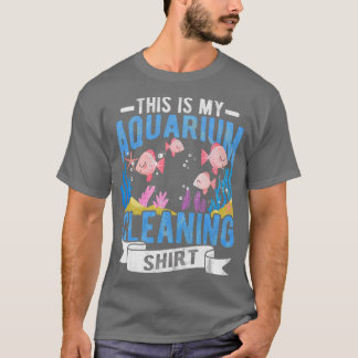 Camiseta Aquário Lavando Aquascapim Aquático Peixes de Reci