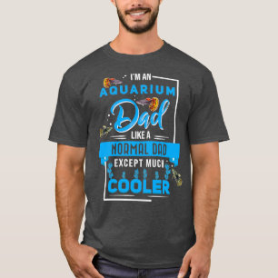 Camiseta Aquário Pai Engraçado Guppy Fish Aquarista