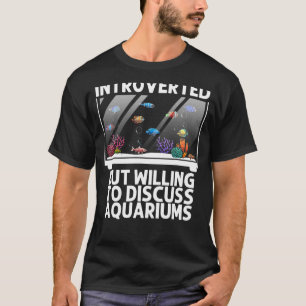 Camiseta Aquário Para Homens Crianças Tanque De Peixe