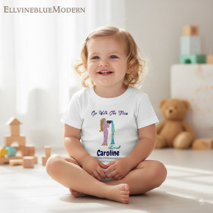 Camiseta Aquário Personalizado Impressionista para Criança 