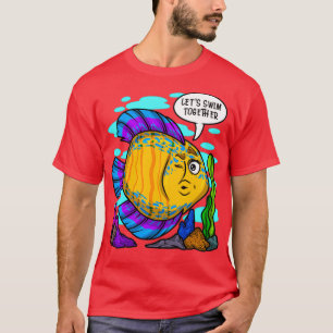 Camiseta Aquário Presente Peixe Aquarista Que Mantém O Pé