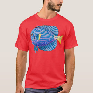 Camiseta Aquário Púrpura Peixes de Cantores de Aquário