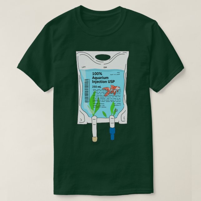 Camiseta Aquário Salino (Frente do Design)