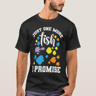 Camiseta Aquário Só Mais Um Peixe Que Prometo
