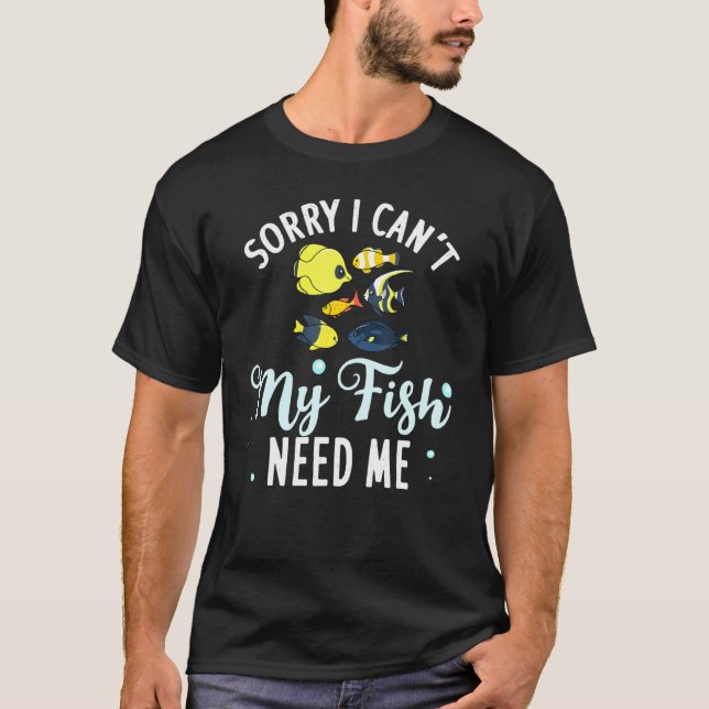 Camiseta Aquário Tanque de Peixes Aquascaping Água Salgada (Frente)