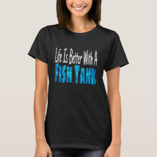 Camiseta Aquário Tanque de Peixes Para Aquarista Cuidador d