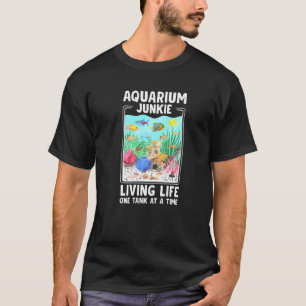 Camiseta Aquário Viciado Aquário Tanque de Peixes