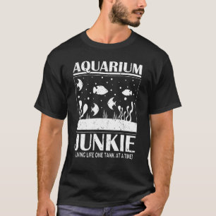 Camiseta Aquário Viciado em Manter Peixes Colecionador de P