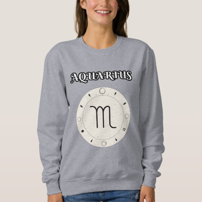 Camiseta aquário zodíaco (Frente)