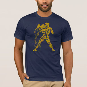 Camiseta Aquário zodíaco sinal Grunge o 20 de janeiro - 1