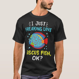 Camiseta Aquários de Peixes de Disco