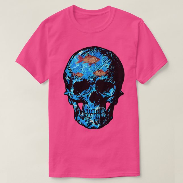 Camiseta Aquariskull (Frente do Design)