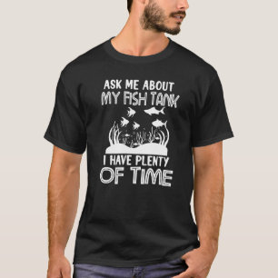 Camiseta Aquarismo Cuidador de Aquário Vida Marinha Aquário