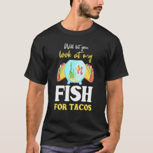 Camiseta Aquarista de Peixes de Aquário Taco Citação