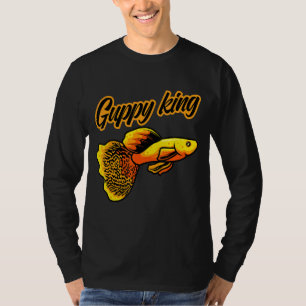 Camiseta Aquarista Guppy King Aquarium Fishes