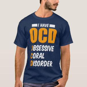 Camiseta Aquarista OCD Aquário Perturbação Obsessiva do Cor