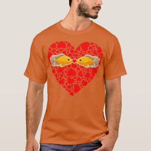 Camiseta Aquarium Fish Lover Valentinex27s Dia Gift Fish Ki