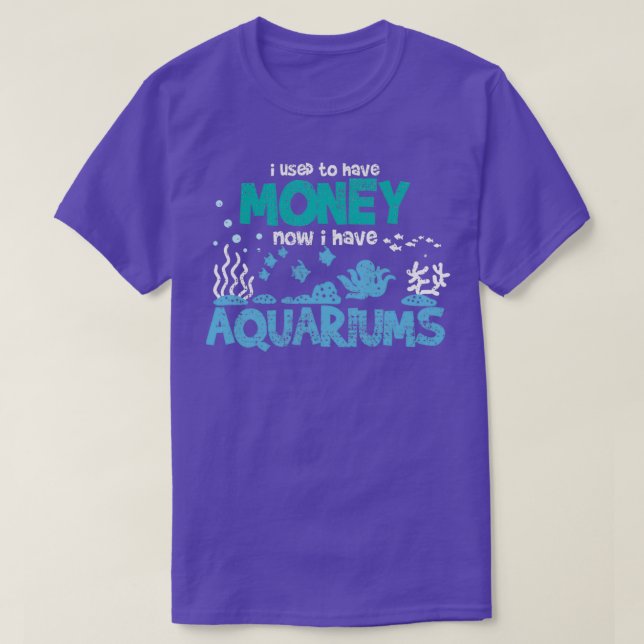 Camiseta Aquarium Saltwater Fish (Frente do Design)