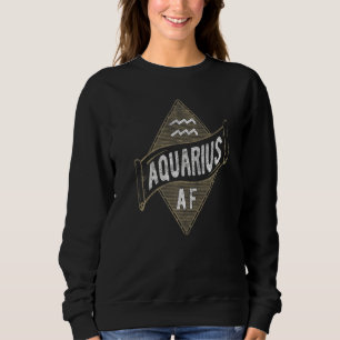 Camiseta Aquarius Af Astrology Aquarius Zodiac Birthday