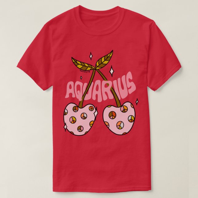 Camiseta Aquarius Cherries (Frente do Design)