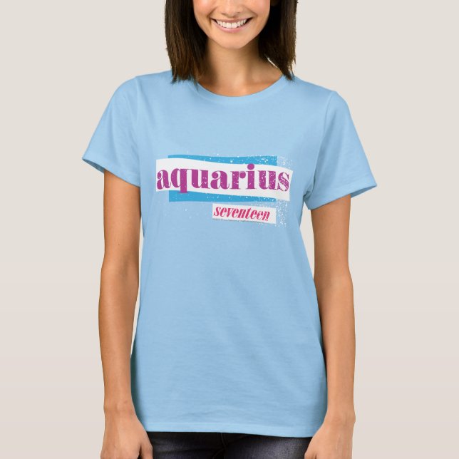 Camiseta Aquarius Purple (Frente)