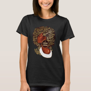 Camiseta Aquarius Queen Sweet Como Doce De Aniversário Para