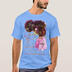 Camiseta Aquarius Queen Sweet Como Doce De Aniversário Para