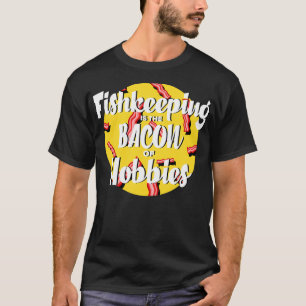 Camiseta Aquascapa Aquarista Bacon Aquário Aquário