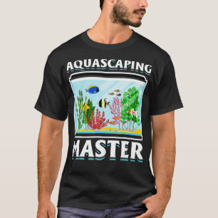 Camiseta Aquascaper Humor Fisco Homens Aquário Aquário