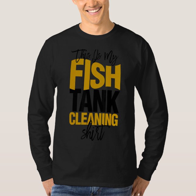 Camiseta Aquascapim Aquarista Este É O Meu Tanque De Peixe  (Frente)