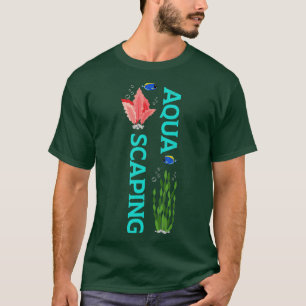 Camiseta Aquascaping Engraçado Aquário Aquário Aquarista