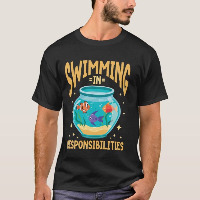 Camiseta Aquascaping Peixes Aquário (Frente)