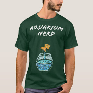 Camiseta Aquáticos de peixes dourados Nerd de aquário