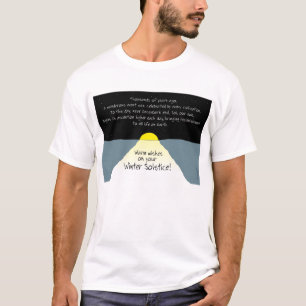 Camiseta Aqueça desejos em seu solstício de inverno!