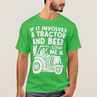 Camiseta Aquecedor de Cerveja amp Trator 1