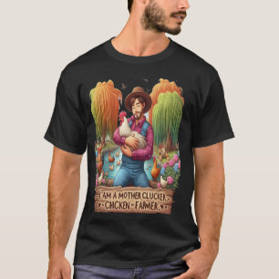 Camiseta Aquecedor de Frango da Mãe de Cor da Água
