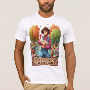 Camiseta Aquecedor de Frango da Mãe de Cor da Água