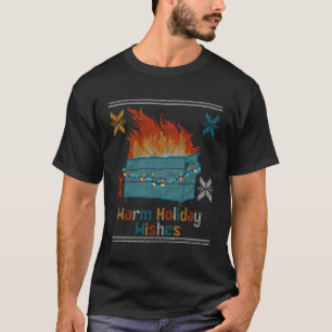 Camiseta Aquecimento Feio Desperta Fogo Idiota