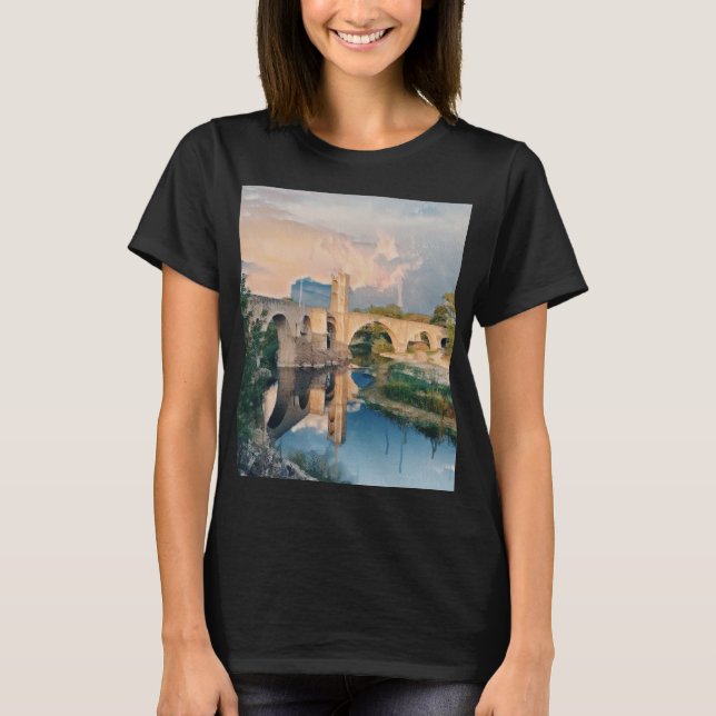 Camiseta Aqueduto Francês - Pont du Gard (Frente)