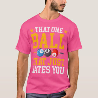 Camiseta Aquela Bola Que Te Odeia Piscina Billiard P