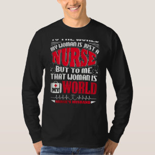Camiseta Aquela mulher é o marido da minha enfermeira mundi
