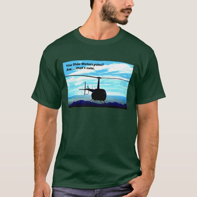 Camiseta Aquele é helicóptero bonito (Frente)