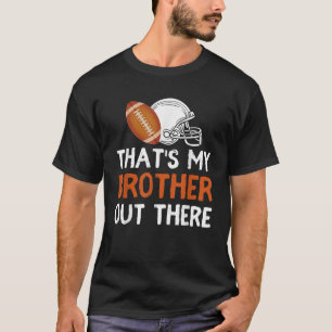 Camiseta Aquele é Meu Irmão Lá Fora Amante de Futebol Diver