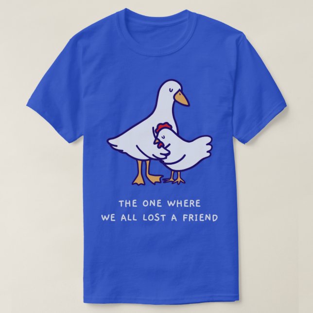 Camiseta Aquele em que todos perdemos um amigo (Frente do Design)