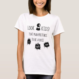 Camiseta Aquele homem finge ser um chefe engraçado persona