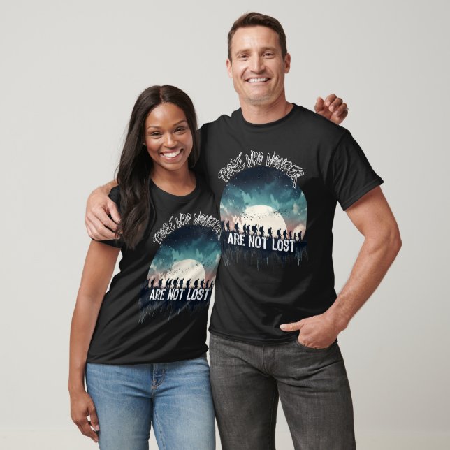 Camiseta Aqueles que se perguntam não se perdem (Unissex)
