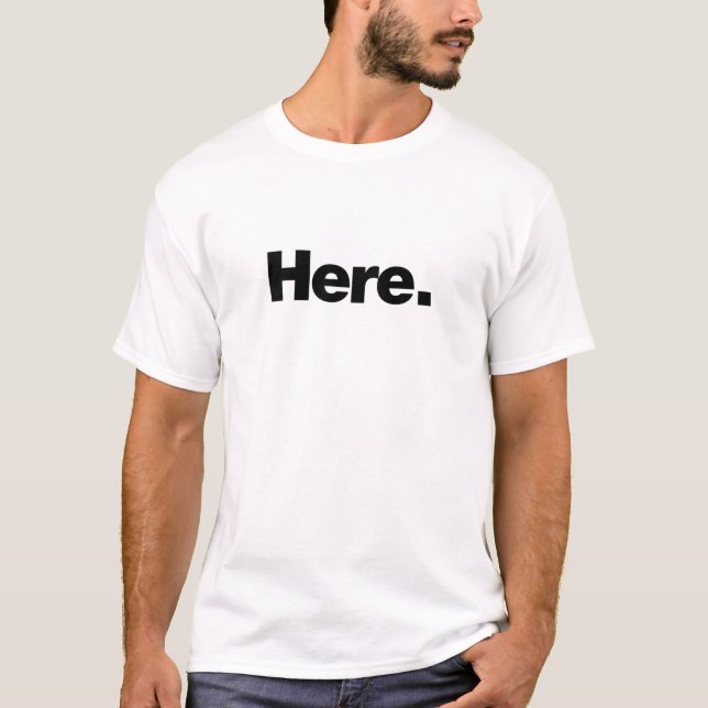 Camiseta Aqui (Frente)