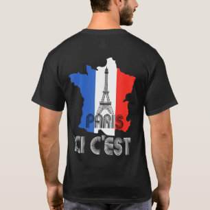 Camiseta Aqui É Paris Ici Cest Paris Bem-Vindo 2024 À Cidad