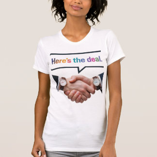 Camiseta Aqui está o acordo